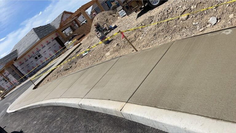 concrete curb and sidewalk installation boise id